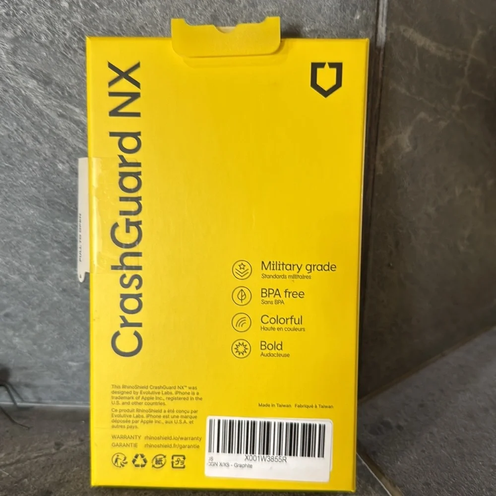 RhinoShield Ultra Protective Bumper Case for iPhone Xs/X